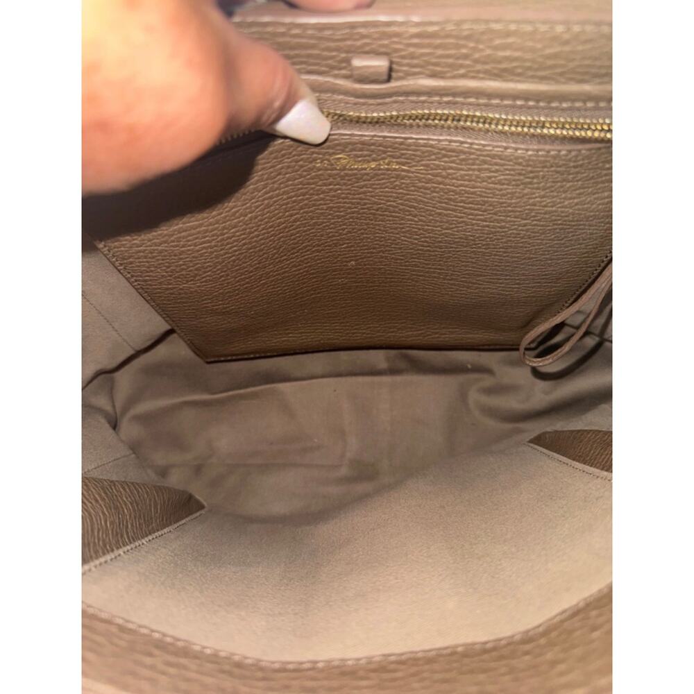 3.1 Phillip Lim Medium Pashli Taupe Leather Satchel Bag - Picture 3 of 10